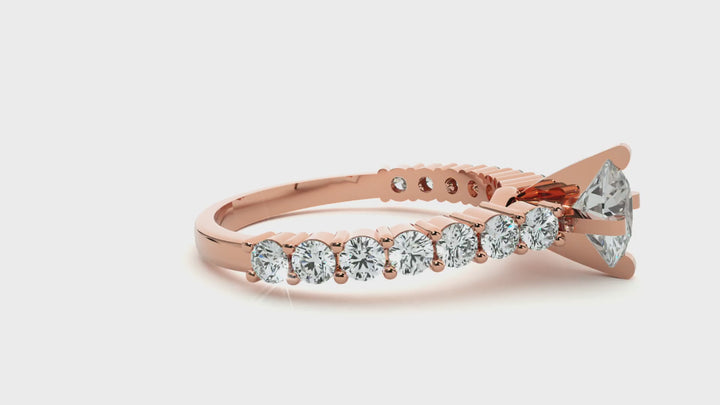 ASA Birdie Diamond Solitaire Ring