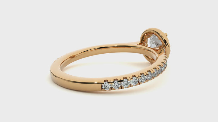 ASA Grace Diamond Halo Ring