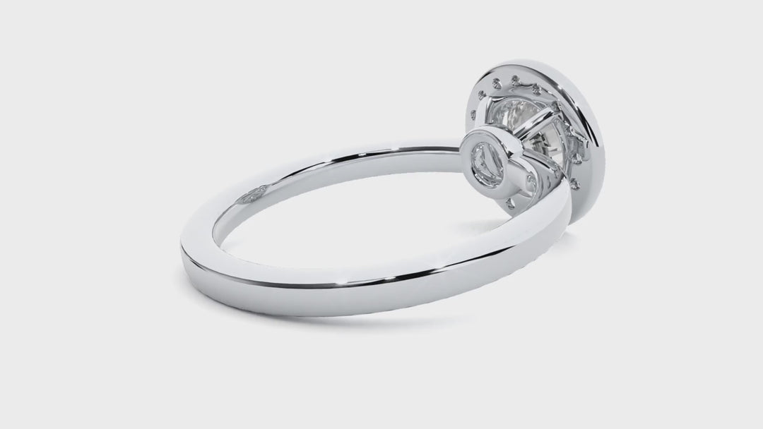 ASA Emmeline Diamond Halo Ring