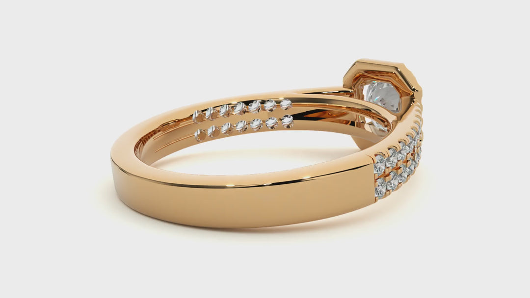 ASA Gwendolyn Diamond Halo Ring