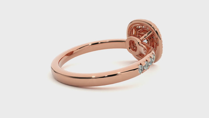 ASA Juliet Diamond Halo Ring