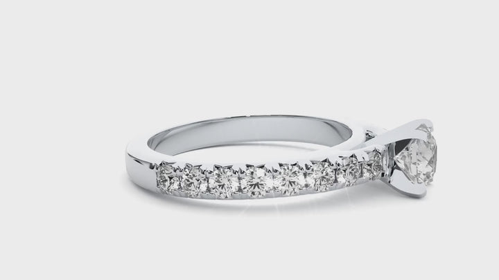 ASA Beatrice Diamond Solitaire Ring