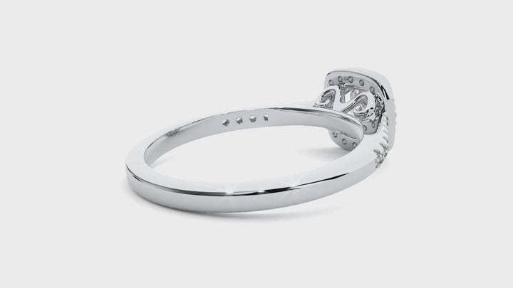 ASA Mallory Diamond Halo Ring