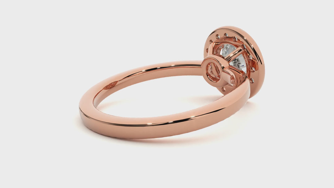 ASA Emmeline Diamond Halo Ring