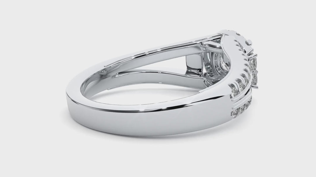 ASA Elenora Diamond Halo Ring