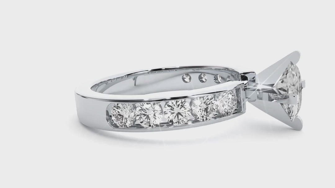 ASA  Iris Diamond Solitaire Ring
