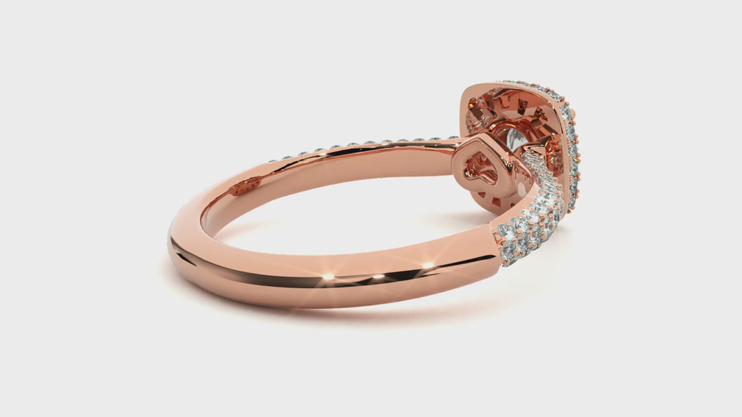 ASA Karine Diamond Halo Ring