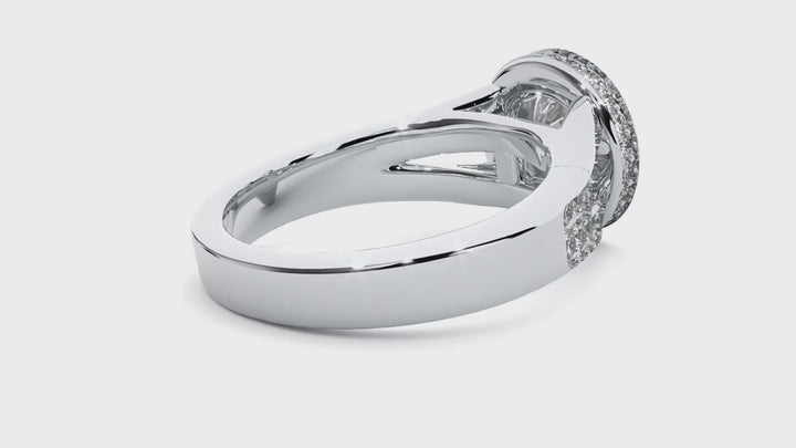 ASA Donatella Diamond Halo Ring