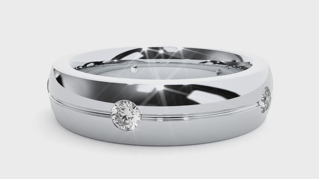 ASA Lucas Diamond Mens Rings