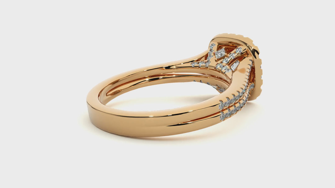 ASA Marvel Diamond Halo Ring