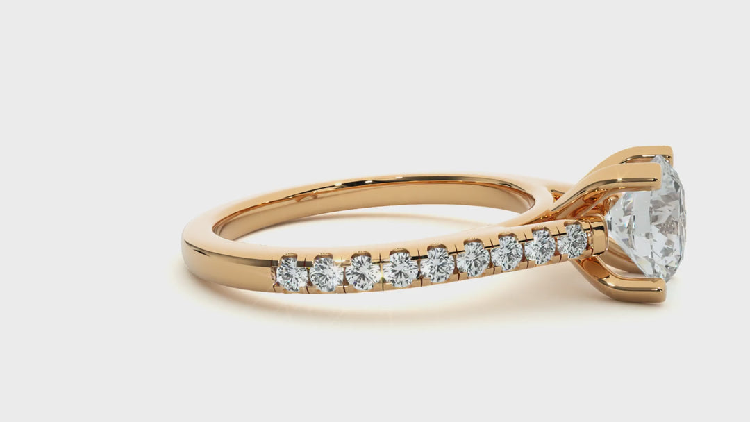 ASA  Crestora Diamond Solitaire Ring