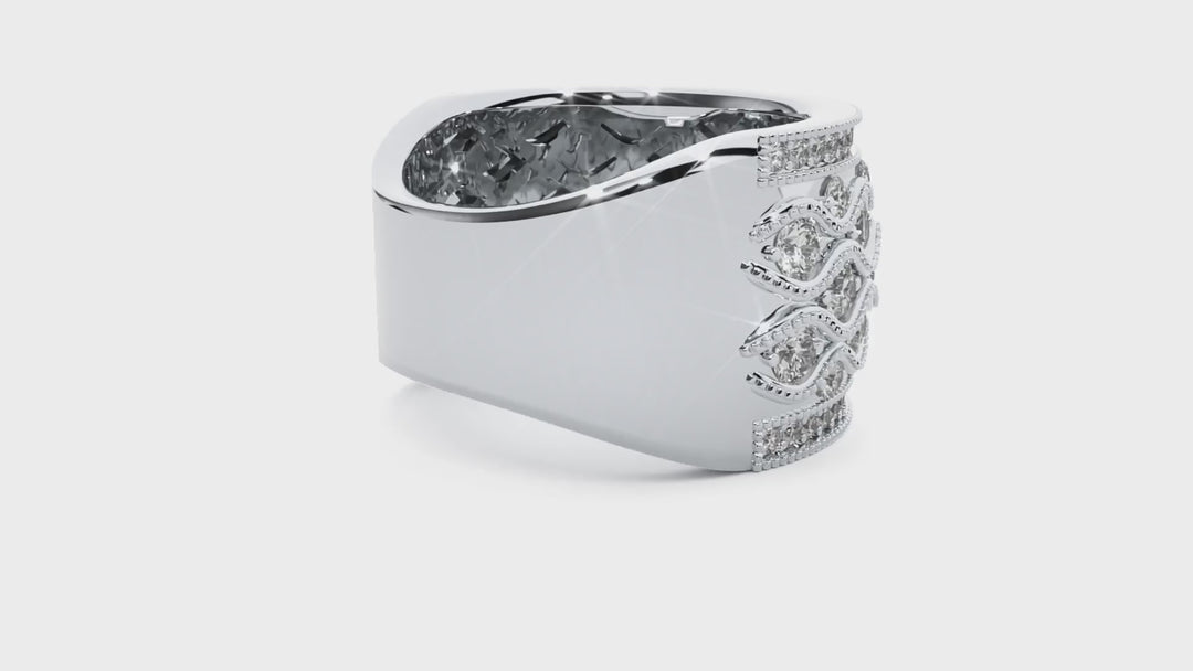 ASA Frances Diamond Wedding Bands